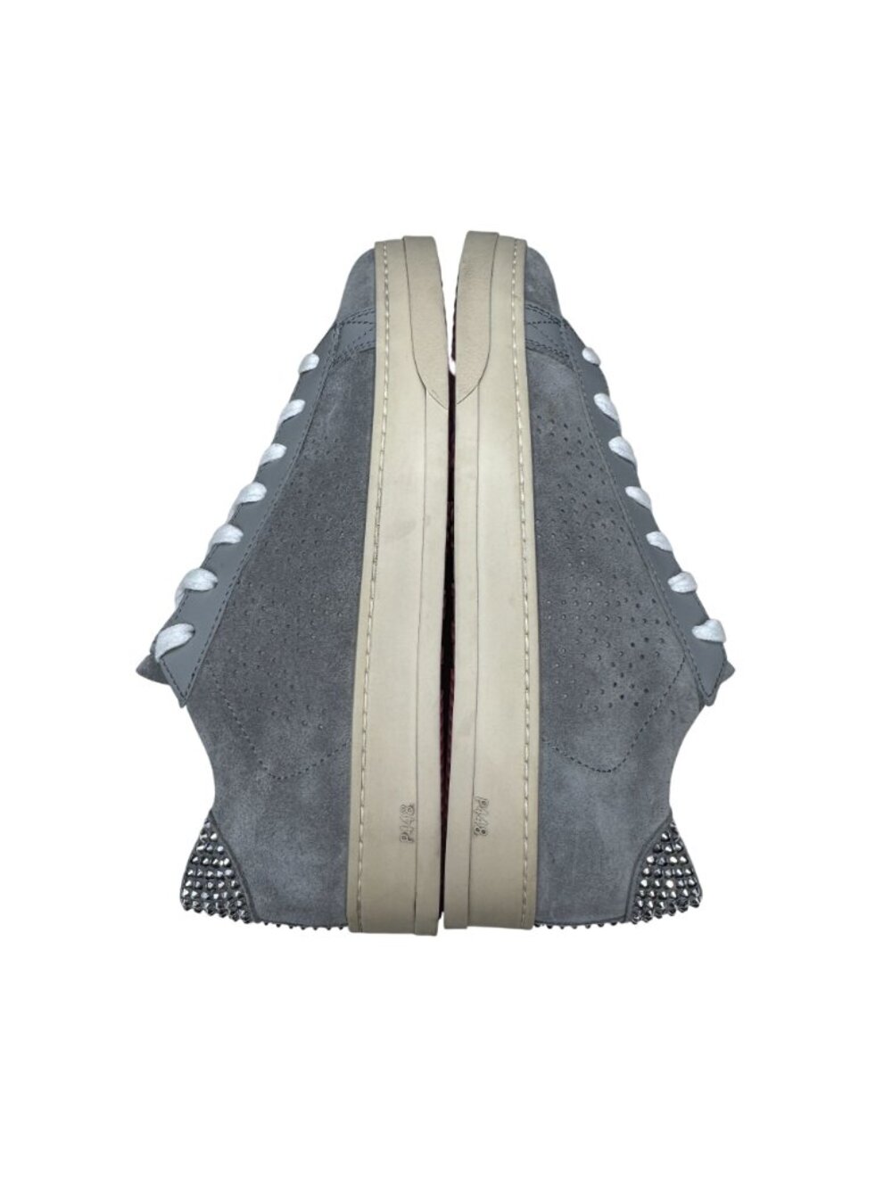 P448 Jack Crystal Embellished Suede Low-Top Women's Sneakers, Size 36 NWOB - Picture 7 of 10